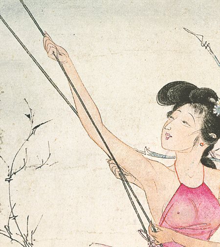 射洪县-胡也佛的仕女画和最知名的金瓶梅秘戏图